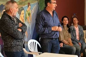 Reunión de Más por Telde con vecinos de Las Longueras (Foto TA)